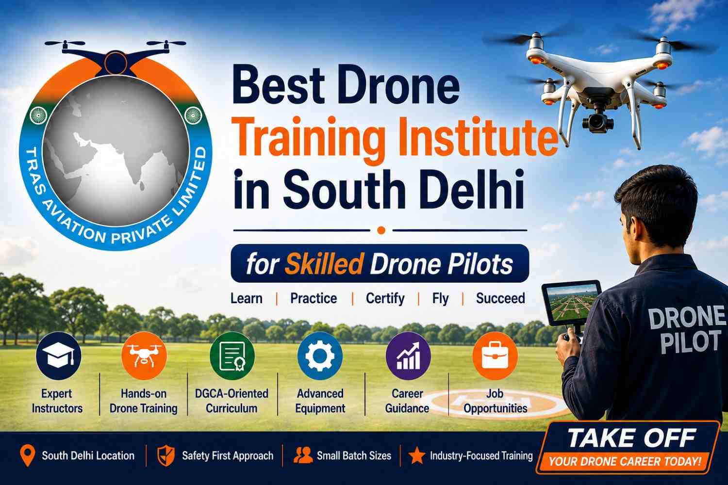 Best Drone Training Institute in South Delhi To Become Skilled Drone Pilots