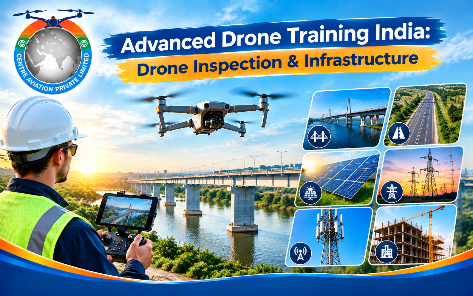 Advanced Drone Training India: Drone Inspection & Infrastructure