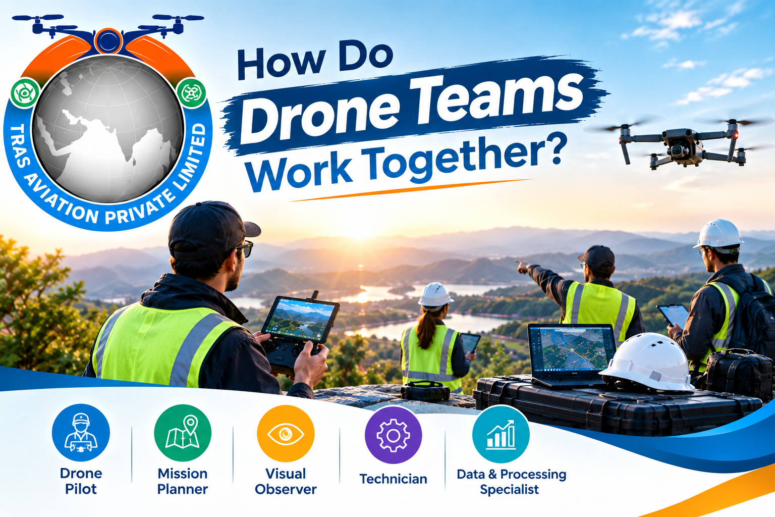How Do Drone Teams Work Together?